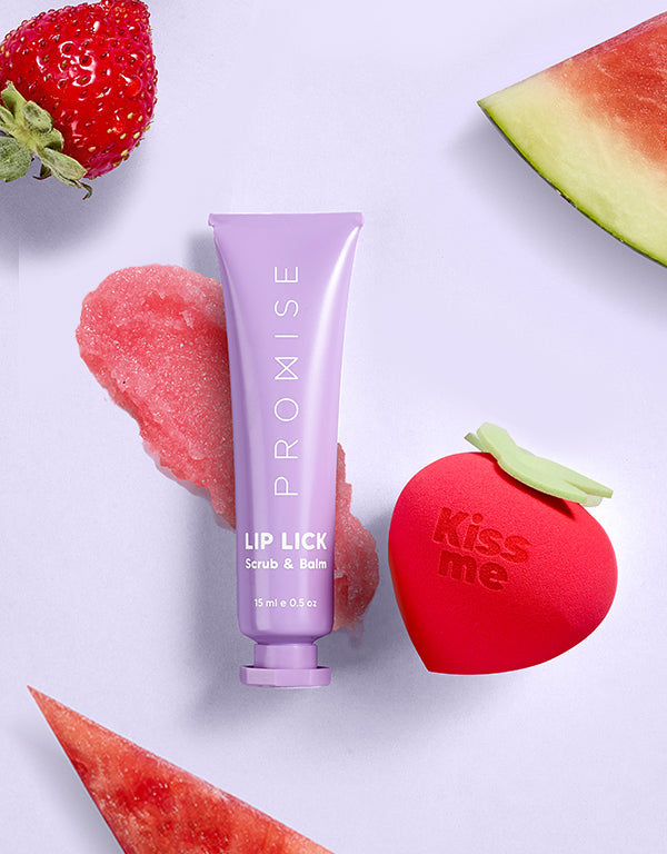 LIP LICK Scrub & Balm + Soft Sponge